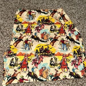 Colorful Western Print wild rag